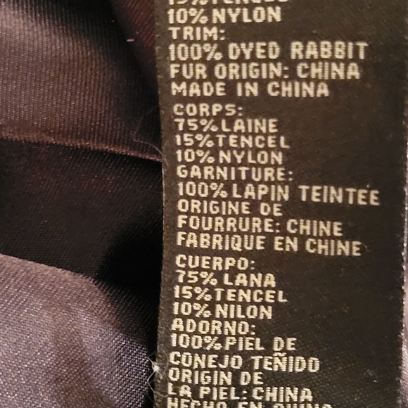 Bebe coat with removable fur collar - Picture 4 of 6